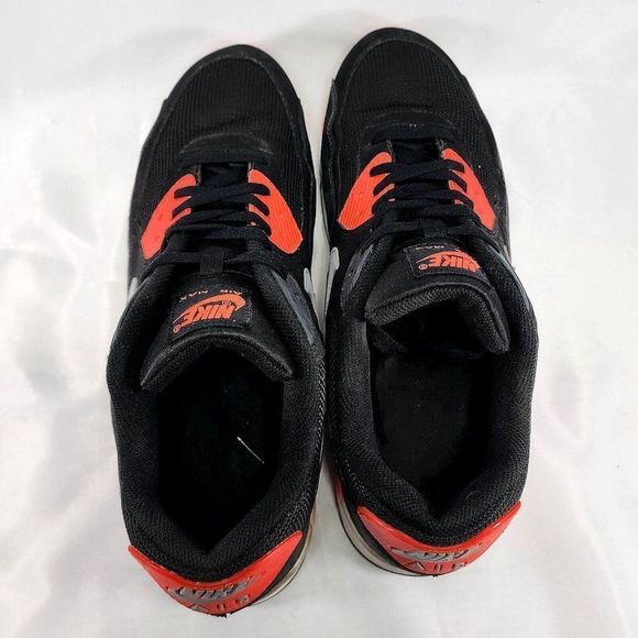 Nike Air Max 90 Essential Infrared Shoes 537384-006 Infrared Black Mens Size 13 - Picture 8 of 9